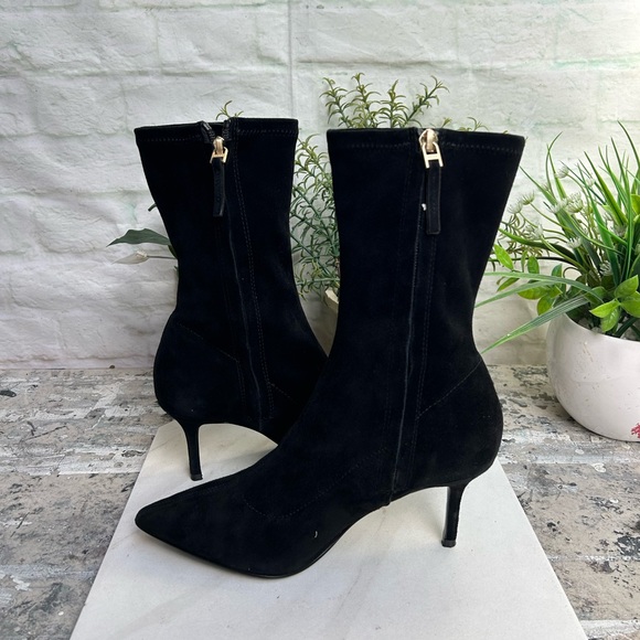 REISS Caley Black
Pointed Kitten Heel Leather size 36 
5.5US / 36EU $385 - Picture 7 of 16